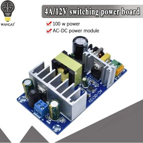 AC-DC Converter AC85V-265V to DC 12V 4A 100W Dual Switching Power Supply Board power source Module