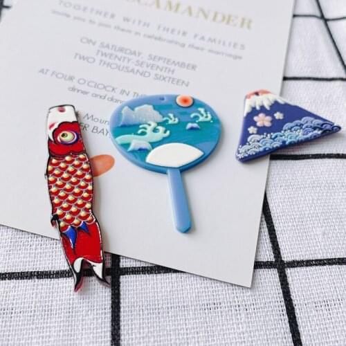 DIY accessories wholesale super beautiful star sea acrylic pendant accessories pendant materials