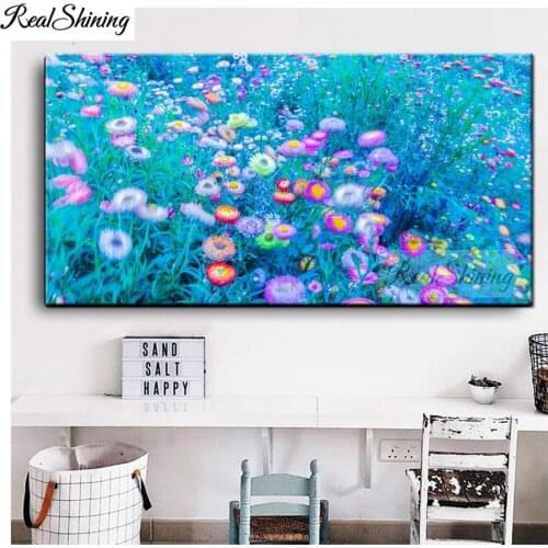 Full Square Round Diamond Painting flower Summer Embroidery Vintage Pink Daisy Rhinestones Home Decor 5d Diy Cross Stitch F120