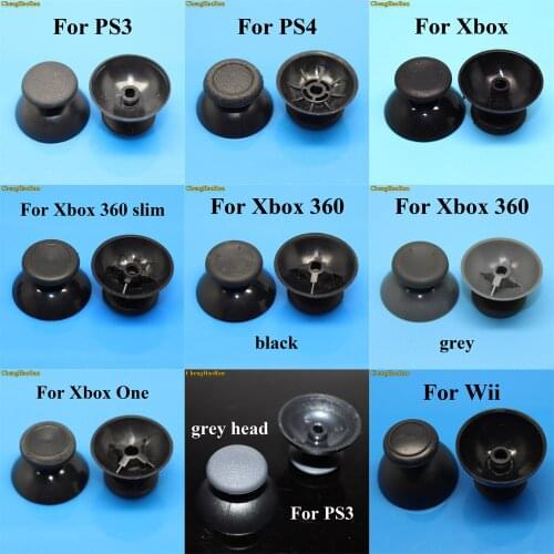 2pcs Analog Joystick Stick grip Cap for PlayStation 3 4 PS3 PS4 pro slim PS5 Xbox 360 One S X gamepad Controller handle