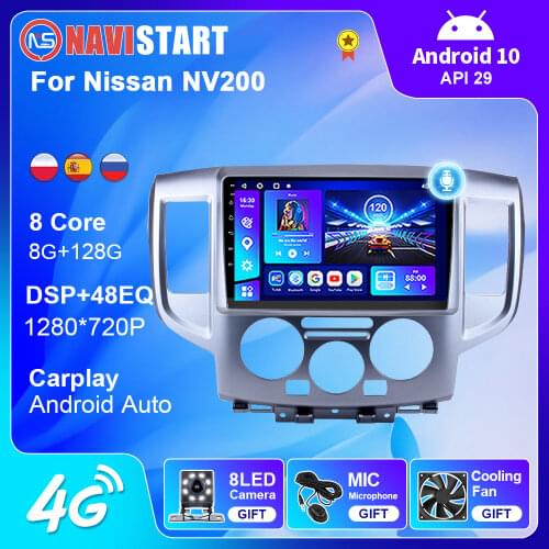 OKNAVI Android 9.0 Car IPS Screen GPS Navigation For Nissan NV200 2011 - 2018 Car Multimedia Video Player Car Radio 2 din No DVD