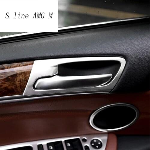 Car styling Interior Door Handle Cover Trim Door Bowl Sticker decoration for BMW X5 X6 F15 F16 E70 E71 Auto Interior Accessories
