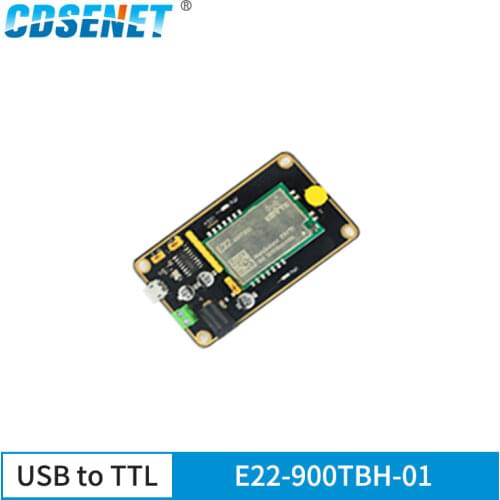CDSENET SX1262 868/915MHz Wireless Rf Module UART Test Board Kit E22-900TBH-01 LoRa Module 10km Long Range Transceiver