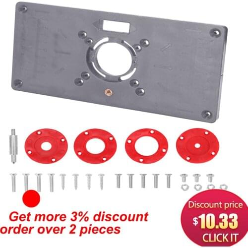 Carpinte Router Table Insert Plate Woodworking Benches For MIliing Trimmer Engraving Machine Plastic Router Table Plate Tool