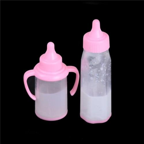 Baby Dolls Feeding Bottle Accessory Disappearing Milk Bundle Reborn Preemie Kit Magic Dummy Pacifiers Set Kids Play Toy