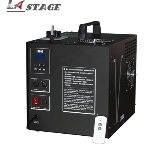 Good Effect 3000W DMX Water Base Low Smoke Machine Fog Machine With Flight Case