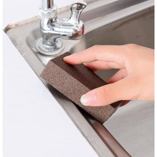 Emery Decontamination Sponge Scrubbing Cleaning Sponge Pots and Bowls Derusting Scrubbing Cleaning Window Brush Kitchen Tool