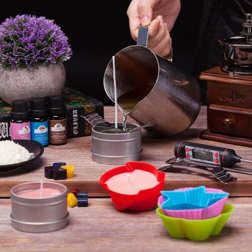 1 Set Handmade Candle Making Tool DIY Aromatherapy Candle Making Material Supplies Beeswax Soy Wax Art and Craft Handmade Gift