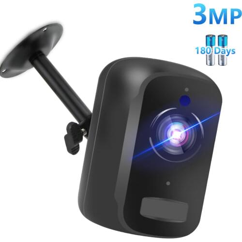 IP Camera 3MP Rechargeable Battery Powered Wireless Wifi Camera Security Vedio Camera Baby Monitor PIR Surveillance Camhi Pro