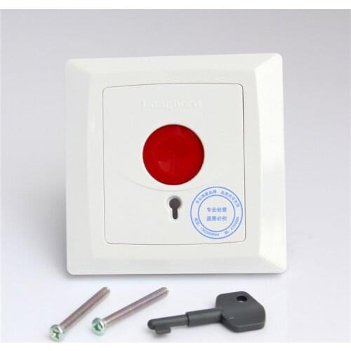 Emergency Panic Button Fire Switch NO NC COM Security Key Reset for Alarm HO-01B