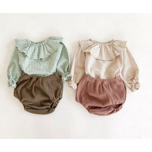 Baby Girls Clothes Newborn Baby Clothes Set Long Sleeve Infant Baby Outfits Boys Clothes Baby Clothing Set For Girl Top +Short