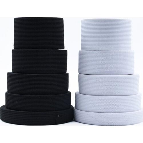 3 4 6 8 10 15 20 25 50mm 1-5 Yards Flat Elastic Band Sewing Clothing Accessories Nylon Webbing Garment Sewing Accessories Width
