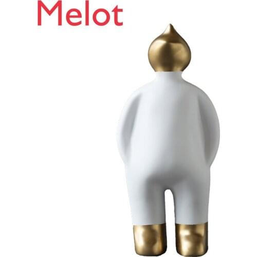 Master Handmade Lucky Good Taste Modern Resin Creative Fun Figure Nordic Living Room Crafts Soft Outfit Decoration Decoration