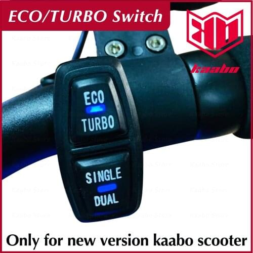Upgraded Swtich With Indicator Light ECO TURBO SINGLE DUAL Button For Mantis Wolf Warrior Electric Scooter Parts Accessories