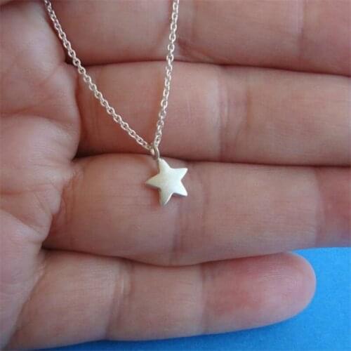 Fashion Dainty Tiny star choker necklace women jewelry choke star Luck necklace For the Valentine Gift