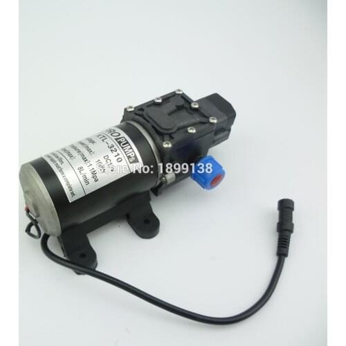 8L/Min 100w 100psi small electric diaphragm water pump High Pressure automatic pressure switch dc 12v car wash pump self priming