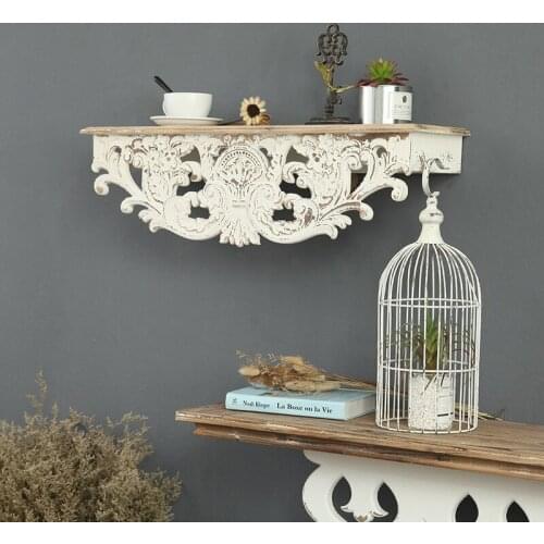Retro Distressed Wall Decoration Shelf Homestay Wall Shelf Creative Home Shelf Wall Shelf Wall Decoration