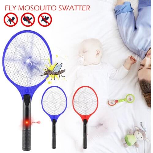 NEW Electric Mosquito Swatter Anti Mosquito Fly Repellent Bug Insect Repeller Reject Killers Pest Reject Racket Trap Home Tool