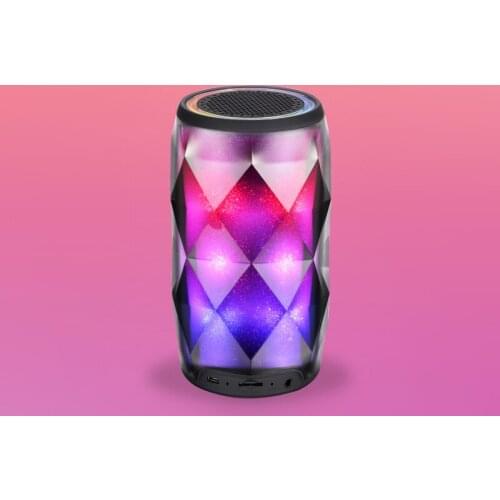 Night Light Bluetooth Speaker Portable Wireless Bluetooth Speaker Touch Control 6 Color LED Themes Bedside Table Lamp