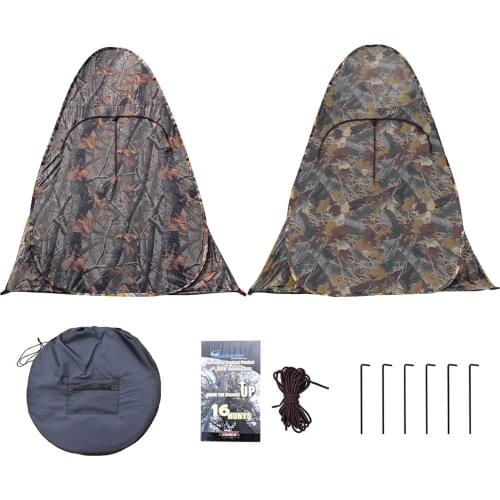 Portable Privacy Shower Toilet Camping Pop Up Tent Camouflage/UV Function Outdoor Dressing Tent/photography Tent Single Person