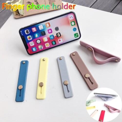 Portable Silicone Mobile Phone Holder Wristband Ring Holder Push-pull Universal Mobile Phone Socket Bracket Lazy Bracket New