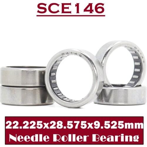 SCE146 Needle Bearings 22.225*28.575*9.525 mm ( 5 PCS ) Inch Drawn Cup Needle Roller B146 BA146Z SCE 146 Bearing