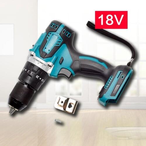 18V Two Speed Charging Battery Screw Driver 100N.m Electric Drill Bit Brushless Cordless Screwdriver For Makita 18V Battery