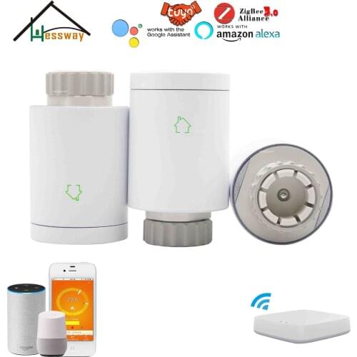 Dry battery TUYA wifi thermostatic radiator valves zigbee for on off controller Work frequency 868MHz, 915MHz or 2.4GHz