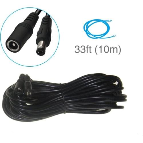 Tonton Power Extension Cable 30ft 10M Compatible DC 12V Adapter Cord for CCTV Security Camera IP Camera Home Security