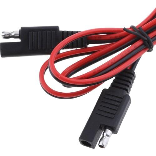 Universal 18AWG SAE Extension Adapters Charger Cables For Solar Batteries