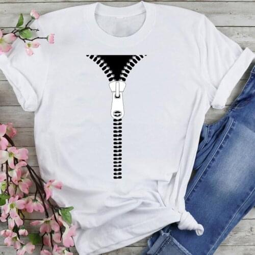 Women Graphic Cute New 90s Style Cartoon Summer Fashion Print Short Sleeve Female Clothes Tops Tees Tshirt T-Shirt