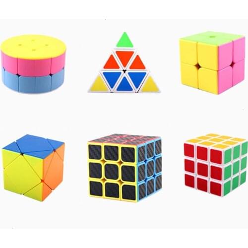 2x2x2 3x3x3 4x4x4 5x5x5 Skew Pyramid Professional Speed Magic Cube Base Puzzle Twist Classic Educational Cube Toys For Children