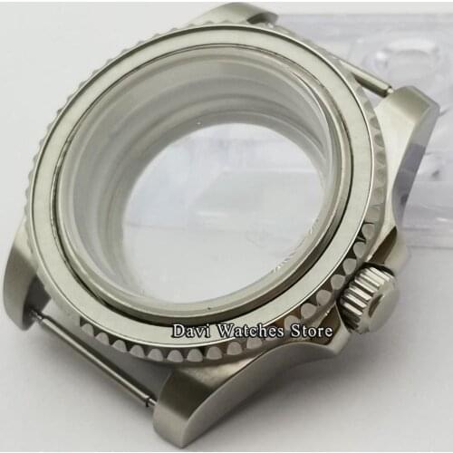40mm Watch Case Sapphire Glass Seeing Through Backcover Fit NH35 NH35A NH36 fit ETA2836 Miyota8215 821A DG2813 3804 Movement