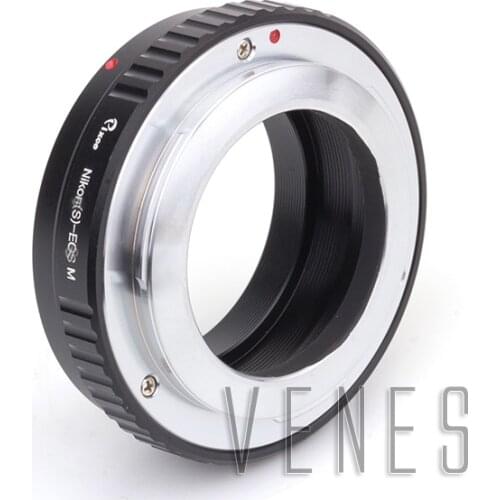 Lens Adapter Suit For Nikon For Microscope S / For Contax RF Lens to Suit for Canon EOS M Camera