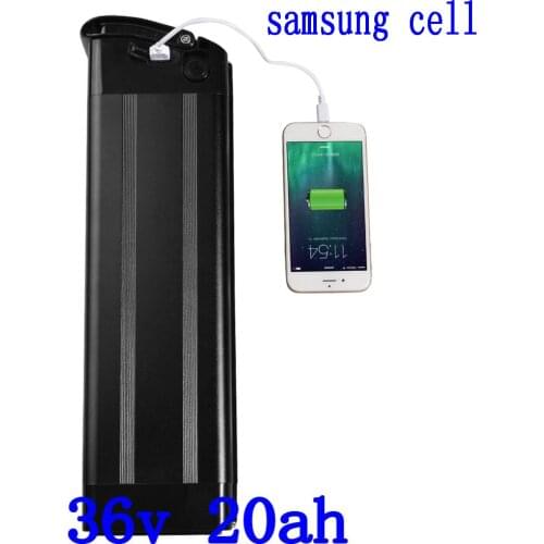 36V 500W 1000W ebike battery 36V 20AH Lithium Battery 36V 10AH 13AH 15AH 18AH Electric Bike Battery Use Samsung Cell +2A Charger