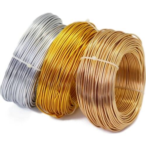 3mm 4mm 25/12meter Aluminum Wire Jewelry Findings For Jewelry Making DIY Aluminum Craft Wire Silver Gold Jewelry Soft Metal Wire