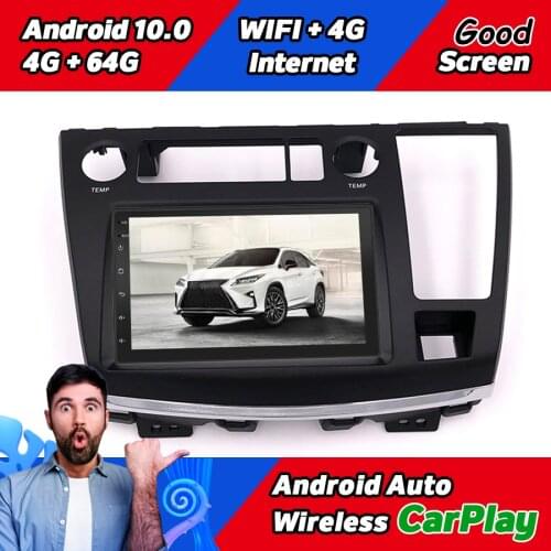 6GB Ram 128GB Rom 2Din Car Radio Stereo For Nissan Elgrand E51 2002-2010 Android 10 Multimedia Player GPS Navigation Head Unit