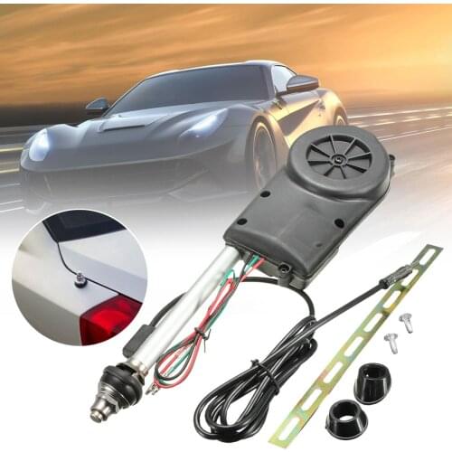 Car Electric Aerial Radio Automatic Booster Power Antenna Kit Car AM/FM Van Electric Power Radio Antenna Conversion Unit