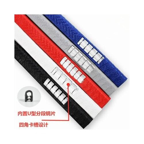 Safego Car U-shaped Sealed Car Door Anti-collision Strip PvcU-shaped Car Anti-collision Sticker Car Door Sound Insulation Strip