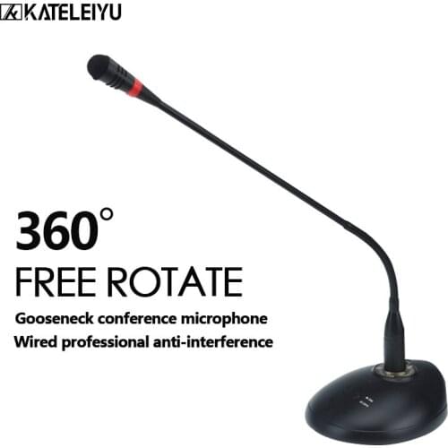 DB-D28 Professional Flexible Gooseneck Condenser Microphone Desktop Standing Conference Microphone High Sensitivity