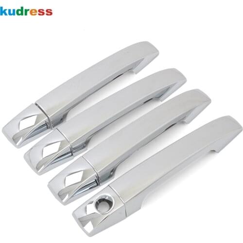 For Subaru Forester 2009 2010 2011 2012 2013 ABS Chrome Side Door Handle Cover Trim Sticker Car Styling Accessories 8pcs