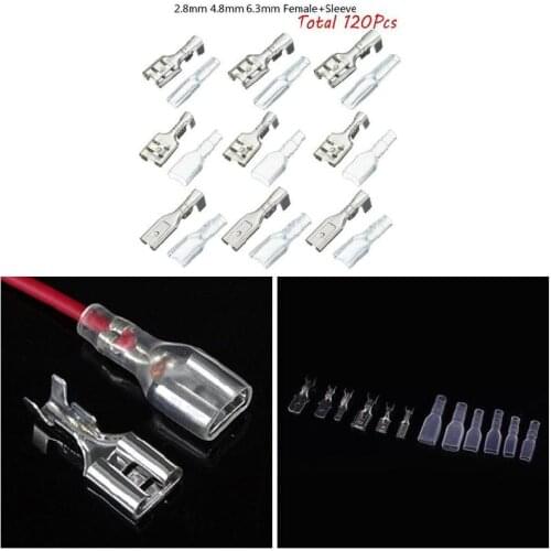 Electrical Equipment & Supplies 120/270pcs Female Male Cable Plugs Car Electrical Wire Terminals Crimp Connectors Hot