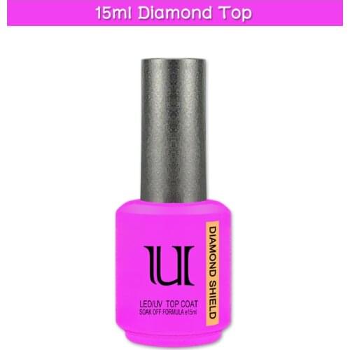 Latest Diamond Shield Top Coat uv Gel Varnishes Semi-permanent Base and Top Coat for Gel Polish Nails Art Varnish Hybrid Gellak