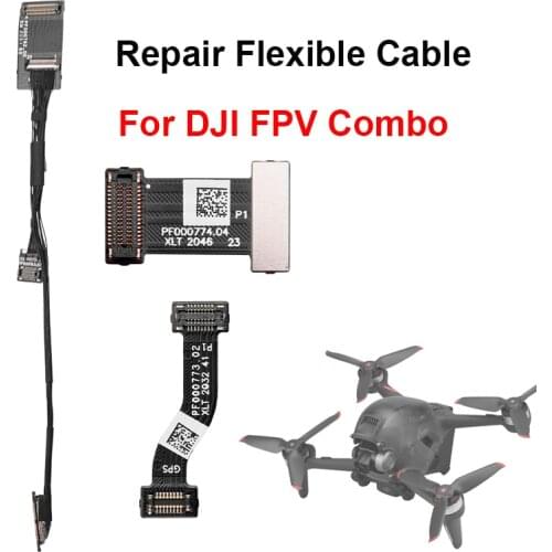 For DJI FPV Combo GPS Flexible Cable Gimbal Signal Cable ESC Board Cable Gimbal Coaxial Cable Drone Repair Replacement Accessory