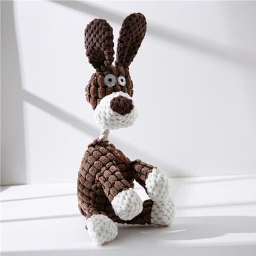 Dog Toys for Small Large Big Dogs Cartoon Animal Plush Pet Puppy Squeaky Chew Bite Resistant Toy Pets Accessories Supplies