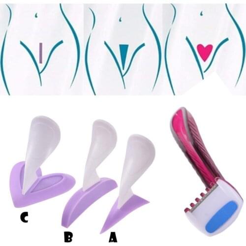 Women Bikini Dedicated Privates Shaving Stencil Sexy Female Pubic Hair Razor Intimate Shaping Tool 19 Jan08