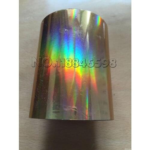 Laser Hot Foil Paper Stamping Machine Leather Paper Hot Foil Stamp Paper Heat Transfer Anodized Gilded Iridescent Golden Silver