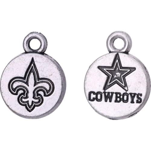 Fashion Mixed Design American Football Pendants Charms For DIY Necklaces Bracelets Pendants