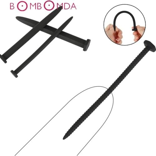 3pcs Male Masturbator Silicone Catheter Sound Urethral Catheter Penis Plug Urethral Block Dilator Horse Eye Sex Toys for Men Gay