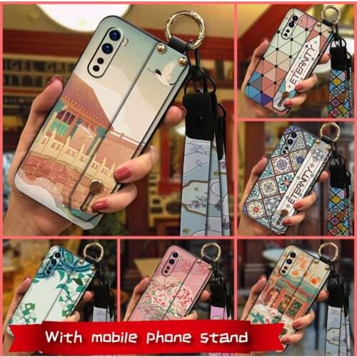 Soft Wrist Strap Phone Case For One Plus Nord Lanyard New For Girls Waterproof For Woman